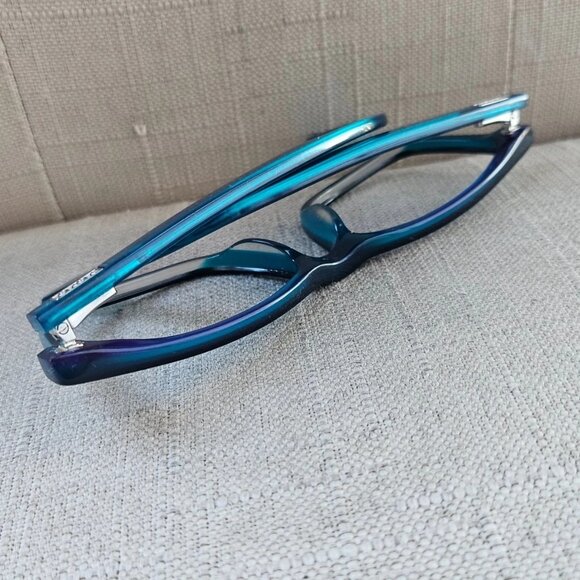XOXO Women Eyeglasses Glasses Frame Black Turquoise INSIDER Eye Wear 51[]16 140 - Picture 5 of 11